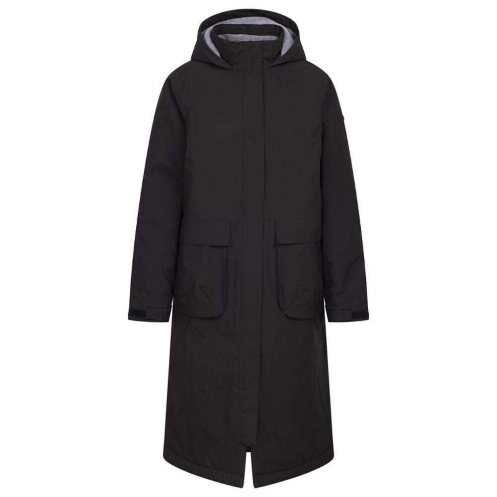 Trespass Womens/Ladies Abby Longline Waterproof Jacket / Black